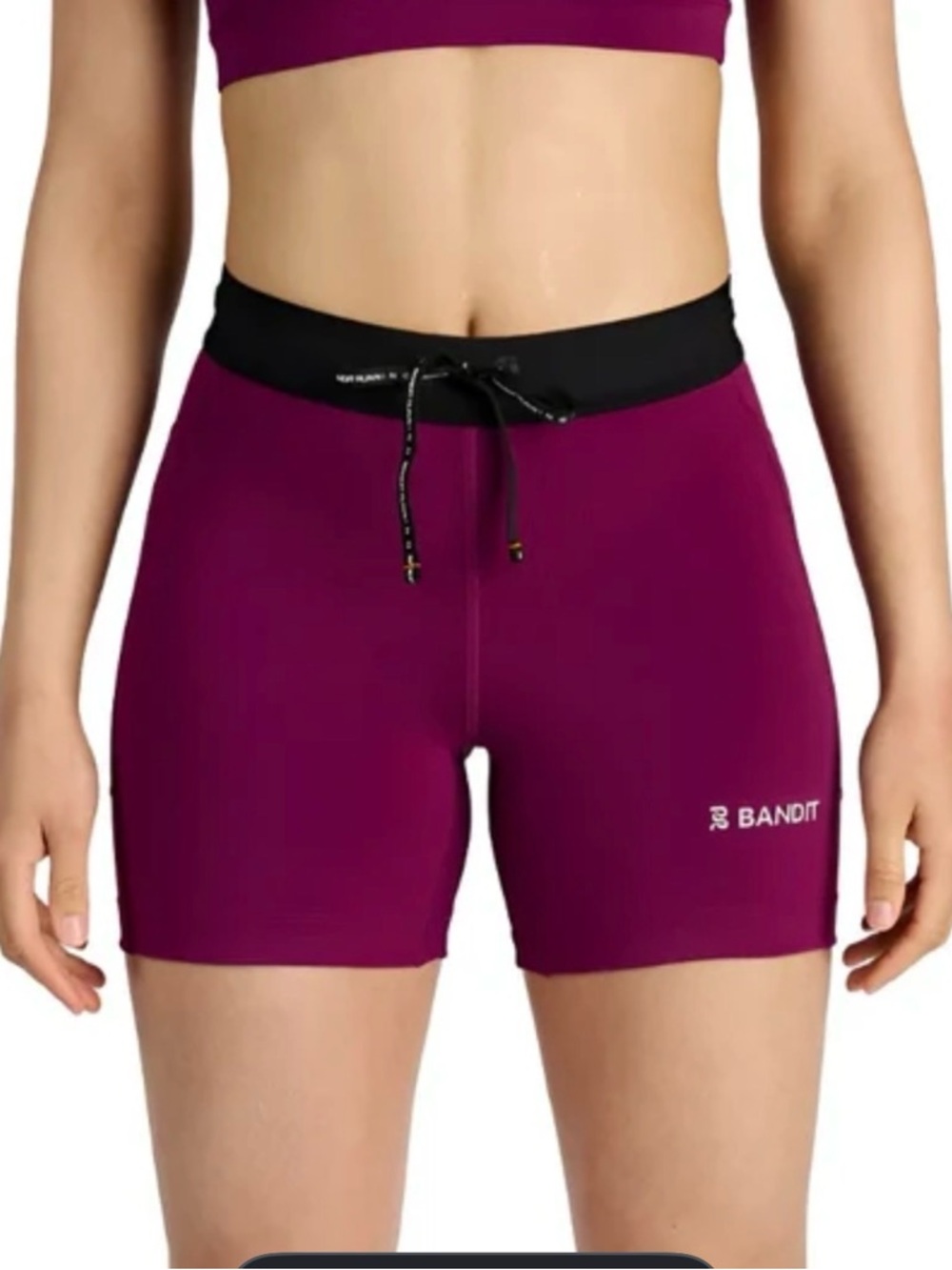 Women's Bandit Running Deep Plum Stamina 5” Compression shorts